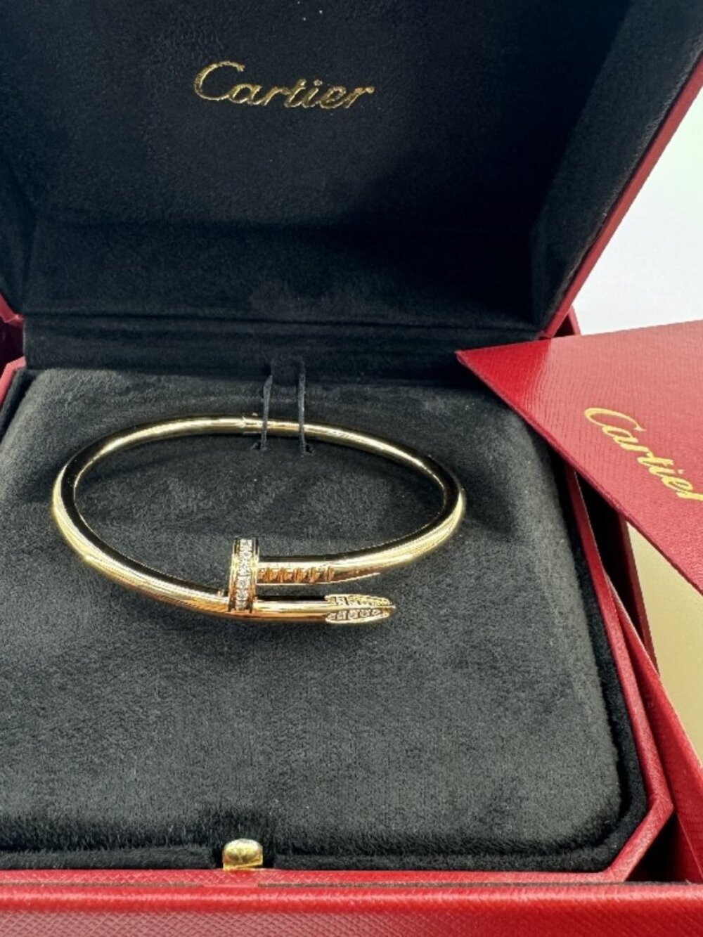 ✨ Cartier Rose Gold Bracelet Size:17